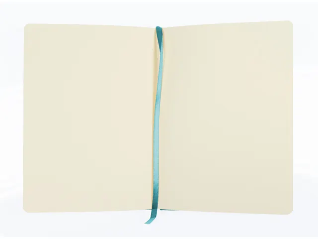 Schetsboek Kangaro A5 dark turquoise PU HC 80 vel 140gr roomwit met el