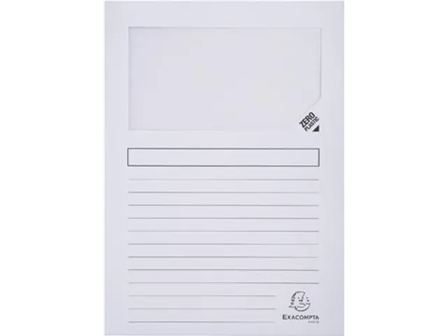 L-map Forever voor A4 25 stuks wit