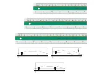 Liniaal Linex super S20 20cm transparant - 2