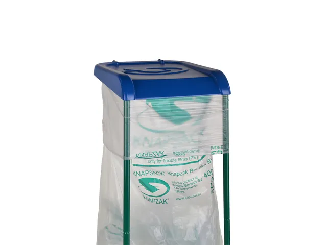 Deksel voor groot volume zakhouder Blauw