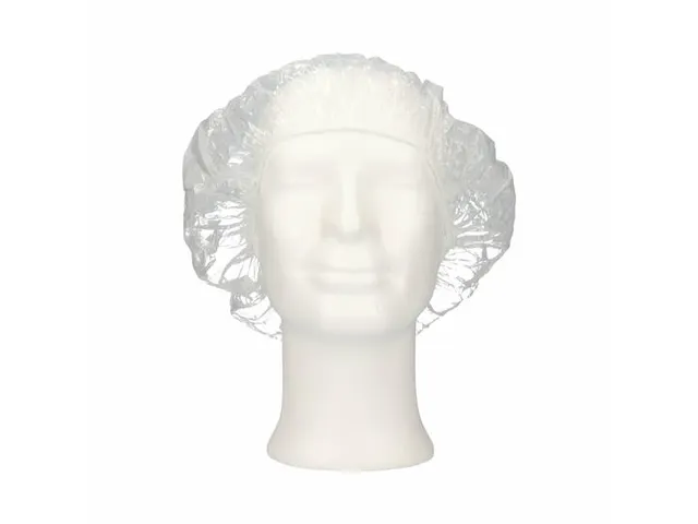 Douche cap PE transparant 52 cm 100 stuks