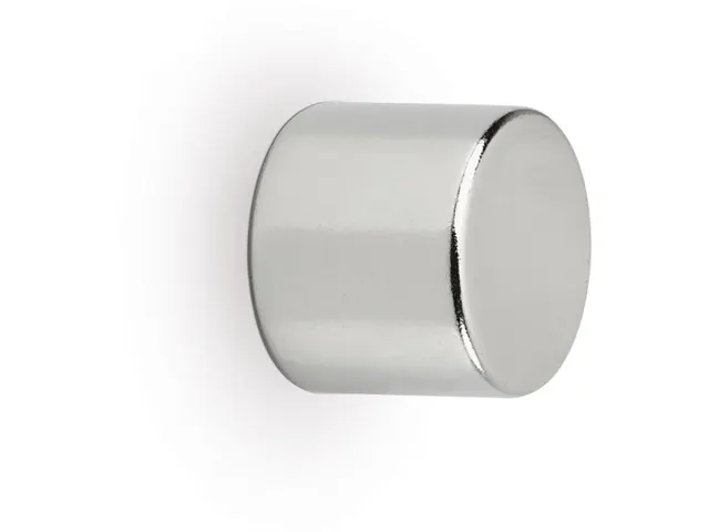 Neomagneet Cilinder 10x10x10mm Zilver 4kg Pak Van 10 stuks