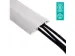 OUTLET Protège-câbles Dataflex gris clair droit 300cm