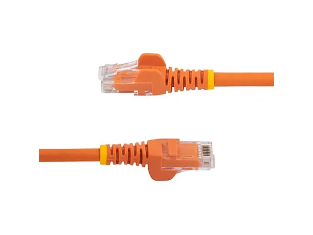1m gigabit snagless RJ45 UTP Cat6 patchkabel oranje