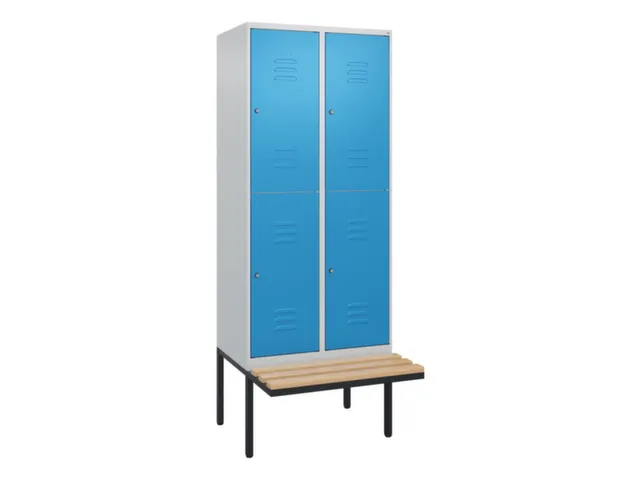 Dubbeldekse dekenkist,HxBxD 2120x800x815mm,2x2vak.,vak B 400mm