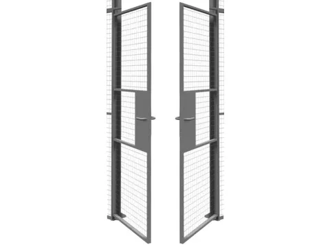 dubbele vleugeldeur,v. scheidingswandsysteem,HxB 2200x2400mm