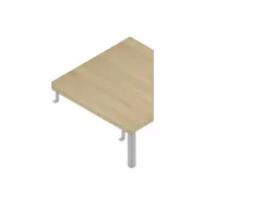 koppelelement voor bureau,90 °,HxBxD 730x840x840mm,v. sledeframe