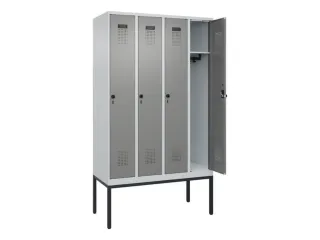 locker,HxBxD 2120x1200x500mm,4vak,vak B 300mm,draaigrendel - 1