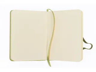 Schetsboek Kangaro A6 lime green PU HC 80 vel 140gr roomwit met elasti - 6