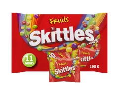 Snoep Skittles fruit uitdeelzak 11 zakjes a 18gr