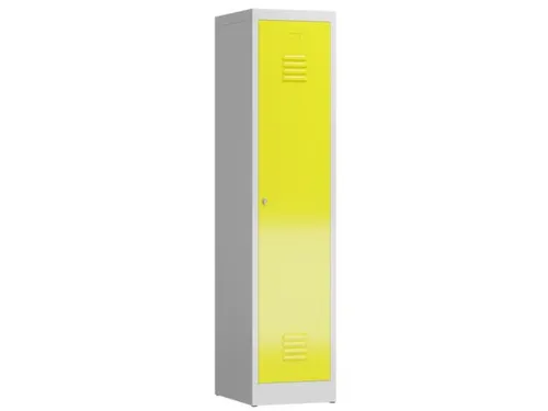 garderobekast 1800x415x500mm 1vak klink sokkel romp RAL7035 RAL1018