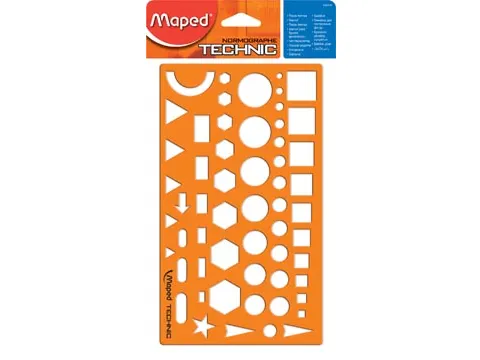 Sjabloon Diverse Figuren, Op Blister