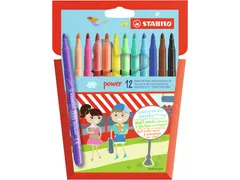 Viltstift Stabilo Power Non Permanent 280/12 12 Stuks Assorti