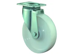 zwenkwiel,draagverm. 1000kg,kunststof recht,ØxB 200x50mm,kogellager