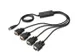 USB naar seriële adapter RS232 4x RS232 kabeltype chipset: FT4232H 1,
