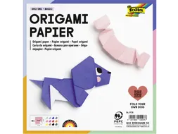 Origami vouwpapier Duo Uni 19x19cm 80g 96 vellen