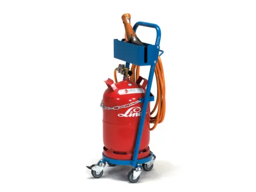 Flessenkar,draagverm. 80kg,laadvl. Ø 310mm,1x11l fles,platform open