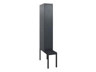 locker met bank,HxBxD 1950x300x815mm,1vak,vak B 300mm,cil.-slot - 1