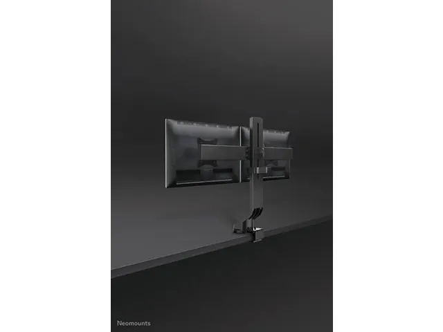 Monitorarm FPMAD860D 2 schermen tot 27 inch Zwart