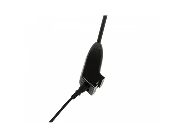 Wand LED 116 Zwart stekker achterkant