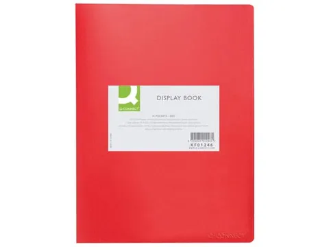 Showalbum Personaliseerbaar A4 10 Tassen Rood