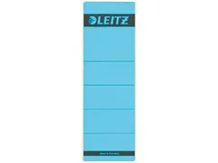 Rugetiket Leitz 1642 62x192mm Blauw zelfklevend