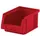 Zichtbak Eco Hxbxd 75x105x164/150mm Pp Rood