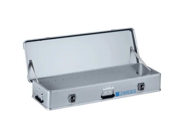 Transportkist Aluminium 60l 180x 400x 400mm Snapsluitingen Draaggrepen