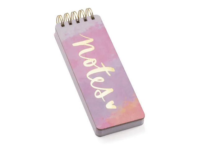 Bloc-notes spirale Abstract ligné 8x23cm