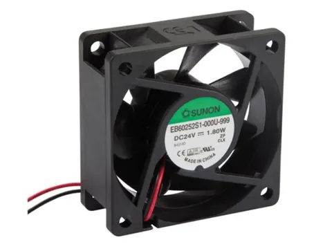 Sunon Ventilator 24VDC Glijlager 60x60x25mm