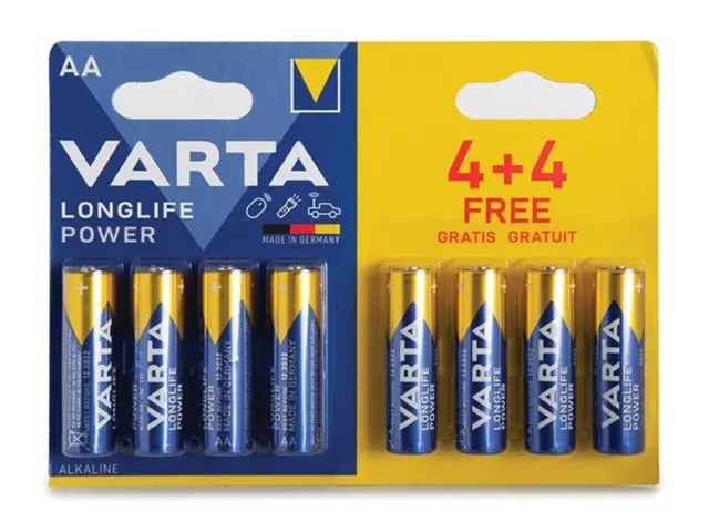 Alkaline Lr6/aa, 1.5V Promopack 4 + 4 St. 4906.121.448 (blister)