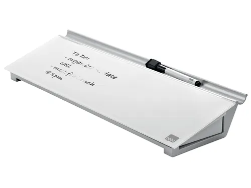 Desktop notitiebord Nobo met droog uitwisbaar oppervlak