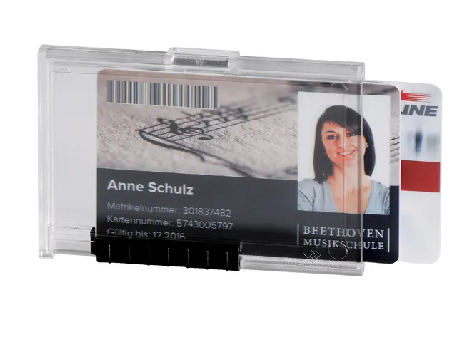 Badge Durable 8921 Pushbox Duo 54x87mm