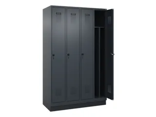 locker voor scheiding van kleding,HxBxD 1950x1200x500mm,4vak - 1