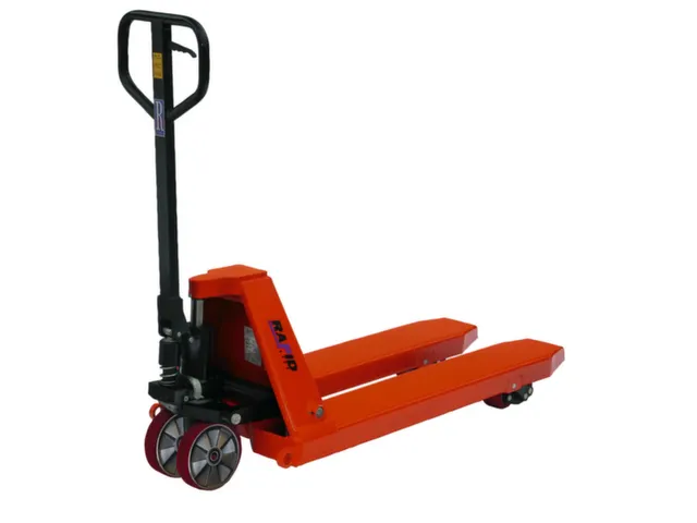 Palletwagen 3t Zwenk-/Vorkwielen Pu/pu Dubbelvoudig Vorklengte 1150mm