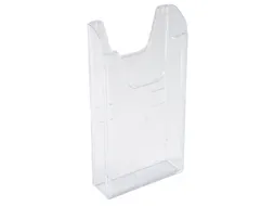Wandfolderhouder A6 verticaal transparant