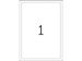 Slijtvaste Plaatjes A4 8334 190x275mm wit - 1