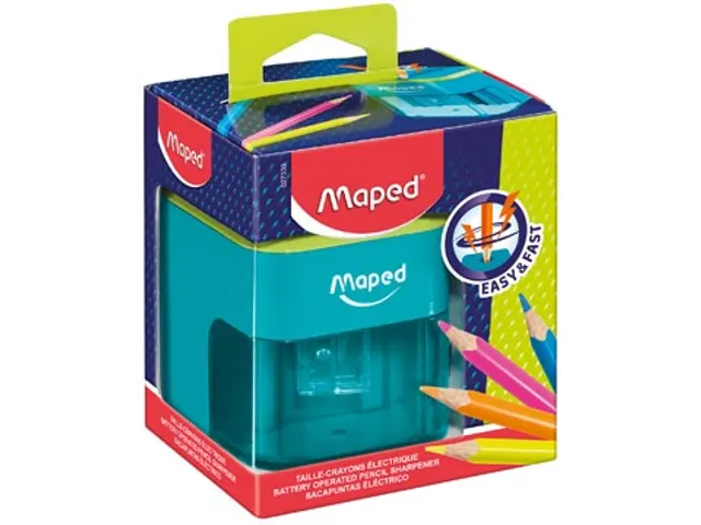 Taille-Crayon Électrique Avec Piles, En Boîte Distributrice