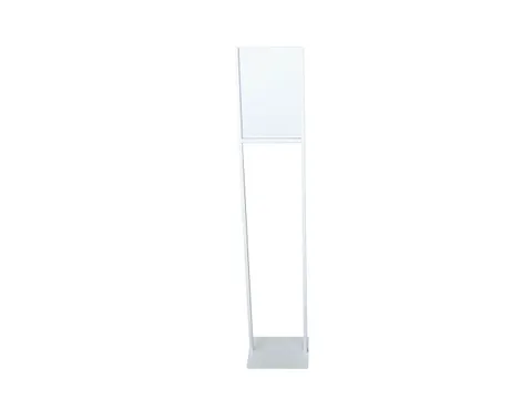 Porte-affiche Europel A4 métal bord acrylique blanc