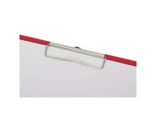 Klembordmap MAUL A4 staand PVC met penlus en insteek rood - 6