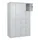 lockerkast,HxBxD 1850x1200x500mm,4x4vakken,vak B 300mm,cil.-slot