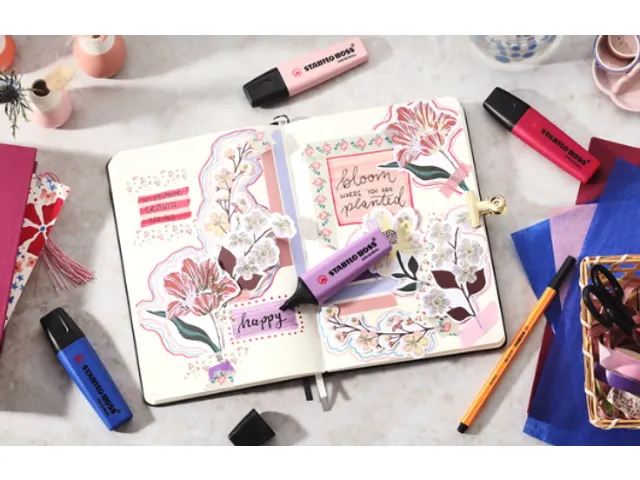 Markeerstift STABILO Boss 70/250 Wildflower bourgogne rood