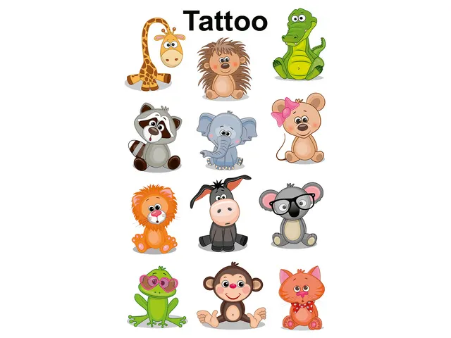 Tatouage Z-design Kids 1 feuille animaux
