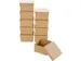 Doos karton Folia mini 7,5x7,5x4,5cm 10 stuks kraft