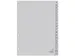 Tabblad ECO Kangaro A4 letters 180 grams grijs karton 23-gaats 20-deli