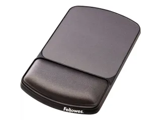 Muismat met polssteun Fellowes gel verstelbaar grafiet - 1