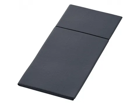 Duni Bestekpochette Duniletto slim Zwart 4x65 Stuks