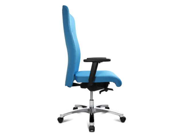 Siège De Bureau Pivotant Bleu Assise Hxlxp 440-520X540X460Mm Charge M