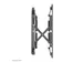 Neomounts LED-VW1750BLACK Videowall muurbeugel - 32-55 inch - max 35 k