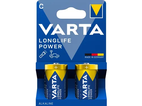 Batterij VARTA Longlife Power 2x C